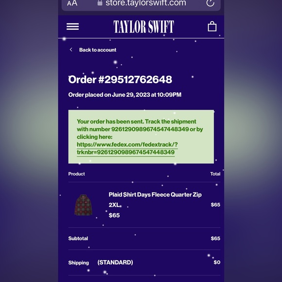 Plaid Shirt Days Quarter Zip - Picture 4 of 4